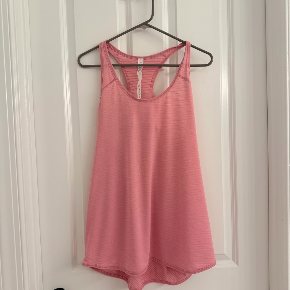 lululemon athletica Pink Racerback Tank Top